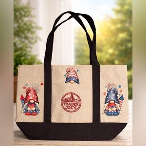 Heavy duty Navy Blue Trader Joe’s tote bag